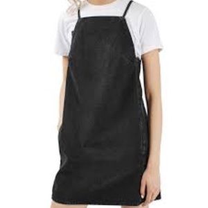 Topshop Moto denim jumper dress